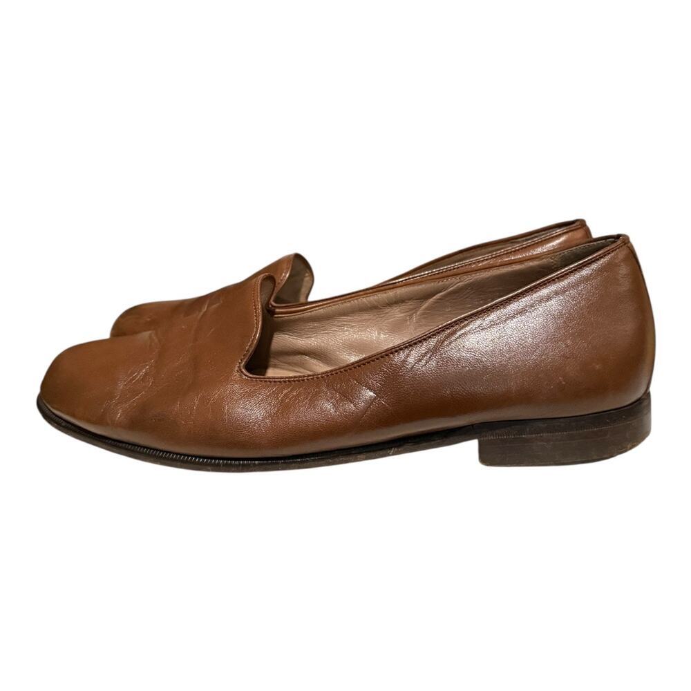Bostonian Florentine Men’s Italian Leather Loafer Size 11 M Cognac Brown - Picture 5 of 10